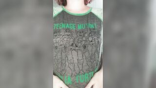 Is my TMNTs shirt nerdy enough [F]or you?