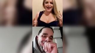 [BTS, Extracts-IG Live] Alexis Texas live streaming with Fan.