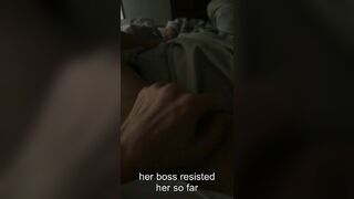thanks to /u/Dhsptsy29 for sharing a video of his wife [masturbation][teasing the boss]