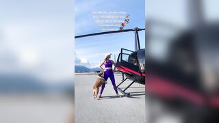 Dog and Helicopter