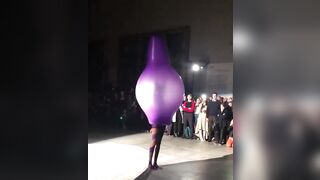 Wearing a shape shifting balloon is the new fashion of 2020