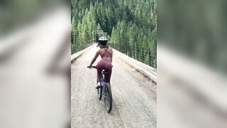 Julianne Hough Booty Biking