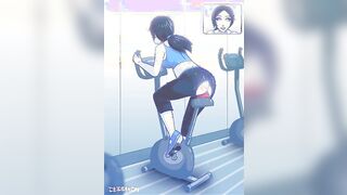 How the Wii fit trainer stays fit