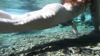 When a naked red headed mermaid trades her tail for legs! Filmed in Southern Utah.