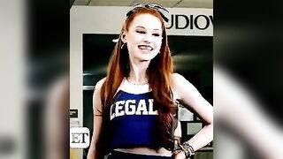I know Madelaine Petsch is 26 but imagine she’s recently 18 in this GIF, pretty hot to see her in this cheerleader outfit that says "Hey, you can fuck me if you want, I’m legal now". (Movie is F the Prom, 2017)