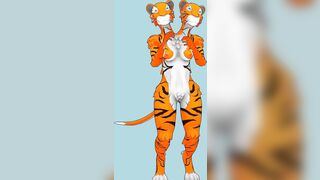 Tigress -> Multi-Furry TF I'm working on...still learning animation
