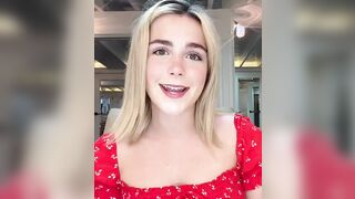 Imagine meeting Kiernan Shipka at a cafe and she jiggles her tits like to that you, signalizing she wants to have some fun. Take her home or to some other place? Maybe she is naughty and wants to head outdoor?