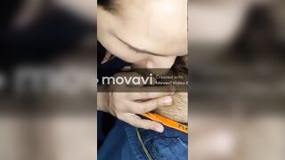 Sexy Indian girl sucking dick in car and showing her pussy (Hindi audio) (link in comments)