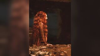 Game of Thrones S02E02 Carice van Houten as Melisandre (Nude Scenes) ENHANCED 1080p