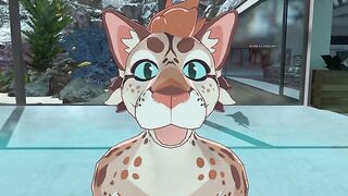 For those who miss suiting, try this big cat avatar I just released for VR chat! ????????????
