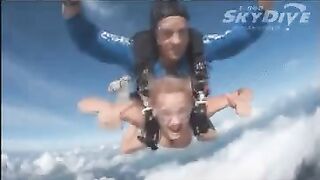 Haley King skydiving