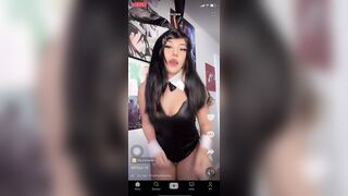 I did a Bunny Mai cosplay for TikTok I haven’t posted it yet and wasn’t sure how I felt about it :// lmk what you guys think <3 pls be nice ????