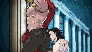Loki eats his brother's ass