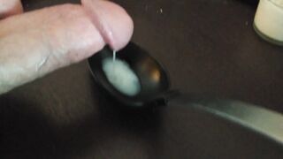 [proof] cum in a spoon then eat it. This one's filthy.