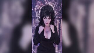 Elvira reveals her massive tits [oc]