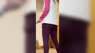 Got a good vid of my sexy AF older sister. She’s 31 and a mom of 3. What do you all think of her tight body? She’s 5’1.