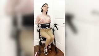 Can I be your disabled goth slut?????????