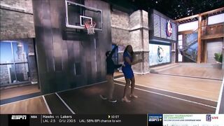 Chiney Ogwumike with the booty bump