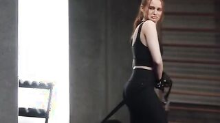 Madelaine Petsch checking herself out