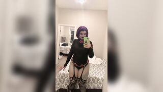 my girlfriend cosplay as Raven part 2 thickness